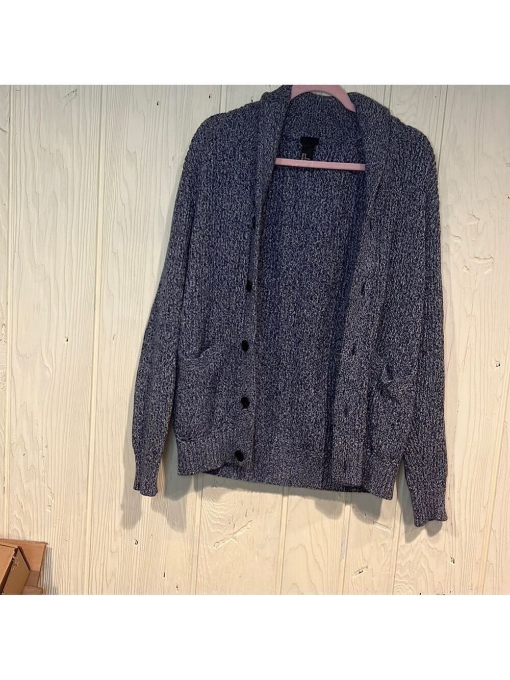 H and M Cable Knit Cardigan Sweater Size Medium